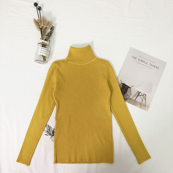 Women's High Neck Knit Sweater
