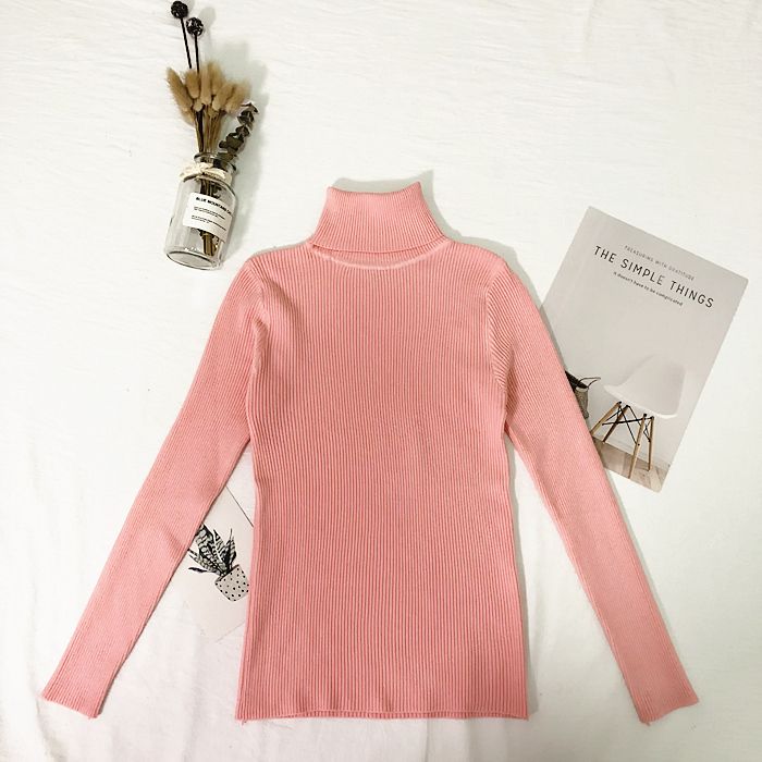 Women's High Neck Knit Sweater