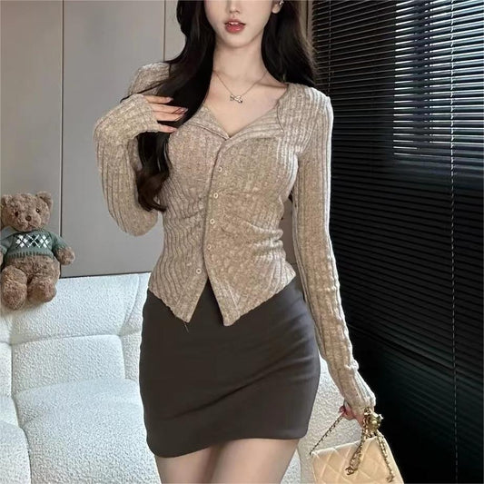 Women's Slim Fit Knit Cardigan
