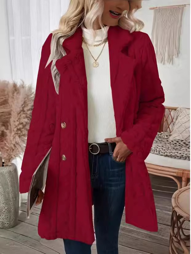 Women's Elegant Long Sleeve Coat