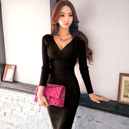 Women's Knitted Sweater Dress