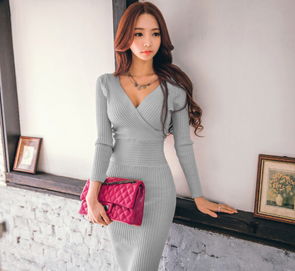 Women's Knitted Sweater Dress