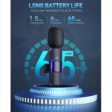 Wireless Lavalier Mic – iPhone & Type-C